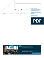 Study On Compressive Strength of Reinforced and CA