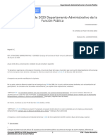 Concepto 409361 de 2020 Departamento Administrativo de La Función Pública