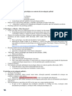 AULA 05 - Avaliação Psicológica No Contexto Da Investigação Policial