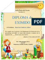 Diplomas para Eximidos