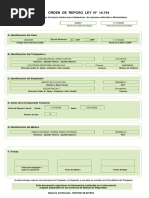 Orden de Reposo