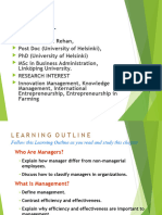 Introduction To Management and Organizations