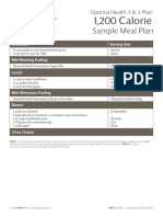 OPTAVIA - DOC - 3 3 Sample Meal Plans