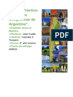 Trabajo Practico - Regiones Geográficas de Argentina-.