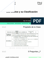 Clasificación de Costos - Avance