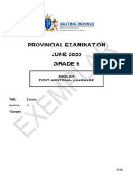 Gr9 ENG (FAL) June 2022 Question Paper