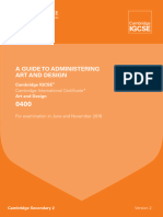 0400 - Y16 - To - Guide To Administering Art and Design