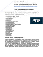 Resumo Da História Do Brasil - Principais Eventos e Contextos Históricos