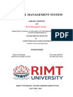 Hostel Management System Report