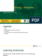 Lecture 2 (Project Planning - Stepwise Approach)