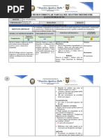 Planificacion Del Segundo Trimestre