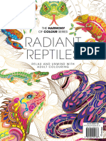 The Harmony of Colour Series Book 96 Radiant Reptiles