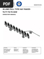 Om - T Series In-Line Wheel Rakes