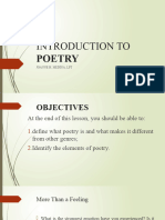 Introduction To Poetry