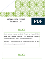 Etudes de Cas-Optimisation Fiscale