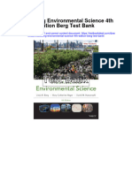 Visualizing Environmental Science 4th Edition Berg Test Bank