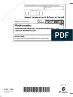 Decision Mathematics D1 January 2023 Question Paper Wdm11-01-Que-20230126