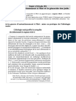 Sujet D'étude H1 La Guerre D'anéantissement À L'est Et Le Génocide Des Juifs