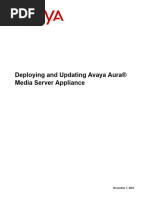 Deploying and Updating Avaya Aura Media Server Appliance 11-7-2023