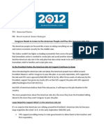 Oct 10 2011 Memo - Americans Support Passage of The Jobs Act