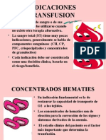 Indicaciones de Transfusion Sanguinea (10.12.07)