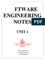 Unit 1 Software Engineering