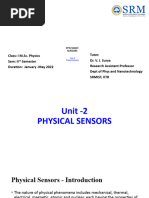 Unit-2 Sensors Pressure Sensors