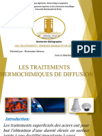 Les Traitements Thermochimiques de Diffusion