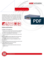 Datasheet of DS 3E0105P EB 4 Port 100 Mbps Unmanaged PoE Switch