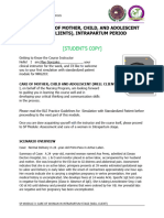 MODULE 3 STANDARDIZE PATIENT - INTRAPARTUM Students