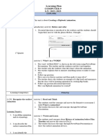 Flipbook Animation Learning Plan