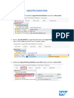 Logical File Creation Steps