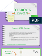 Notebook Lesson Variant XLPurple