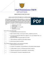 Ejercicio de Autoevaluacion (0rientacion Academica)