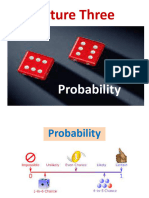 Statistics 3 - Probability