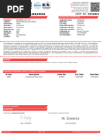 Certificate of Calibration: CERT. NO.: C322433