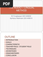 The Audio - Lingual Method