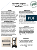 Experimental Analysis of Aluminium Alloys For Aerospace Applications