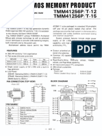 TMM41256P 12 Toshiba