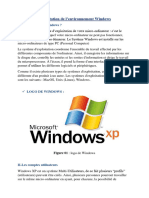 Presentation de Lenvirennement Windowws