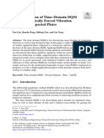 The Application of Time-Domain DQM To The Dynamically Forced Vibration of Simply Supported Plates