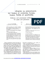 Renforts Ordinaires Ou Précontraints Sur Tuyaux Et Conduites Forcées, Tuyaux Frettés Et Autofrettés