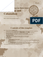 Social Studies Subject For Middle School - 8th Grade - Geography and Colonialism XL by Slidesgo