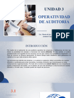 Unidad 3 Operatividad de Auditoria