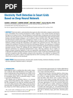 Electricity Theft Detection in Smart Grids Based On Deep Neural Network