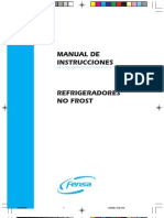 Manual de Instrucciones No Frost