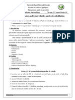 TP Extraction Des Molécules Volatiles Par Hydro Distillation