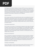 PLDT Bridging Communication and Connectivity in The Philippines