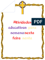 Atividades Educativas para Semana Ou Sexta Feira Santa