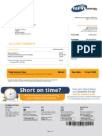 Electricity Invoice: Total Amount Due $84.24 Due Date 14 Apr 2023